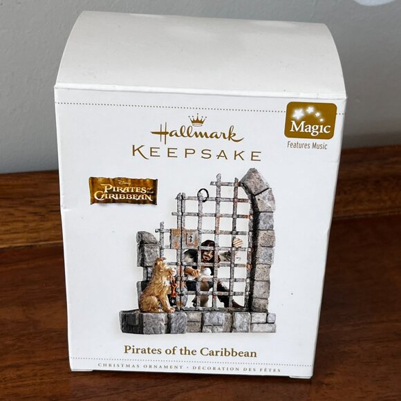 Hallmark Pirates of the Caribbean Magic Ornament 2006 Jack Sparrow Jail NO SOUND - Picture 13 of 17